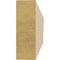 Ekena Millwork 2in. W x 6in. H x 24in. L Pescadero Woodgrain TimberThane Rafter Tail, Primed Tan RFTUR02X06X24PECRCPR - alternate 5